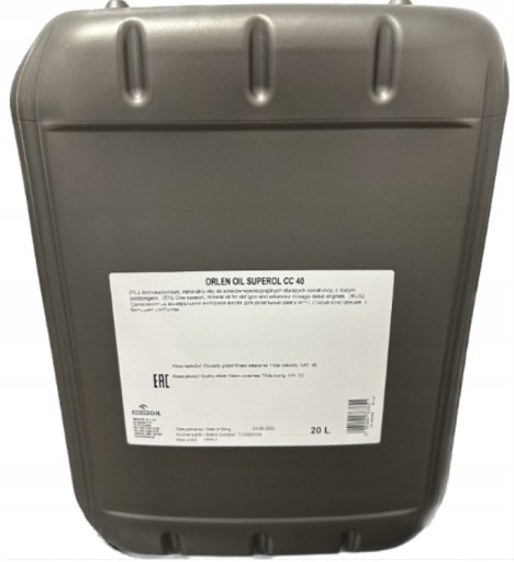 МОТОРНА МАСЛА ORLEN SUPEROL CC40 20L