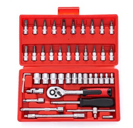НАБОР ИНСТРУМЕНТОВ ТОРЦЕВЫЕ КЛЮЧИ 46 ЭЛЕМЕНТОВ TORX