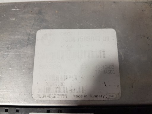 BMW X5 E70 module control unit MOSTU DYFERENCJALU 7595847