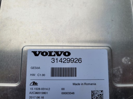 31429926 module control unit springing VOLVO XC60 II 2.0 T8 PHEV HYBRID