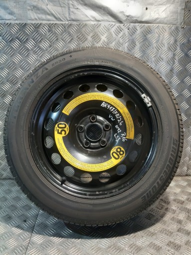 cuscinetto tendicinghia ruota di scorta ruota di scorta VW ET42 6,5J 205/55R16 91W 1J0601027R/T BRIDGESTONE