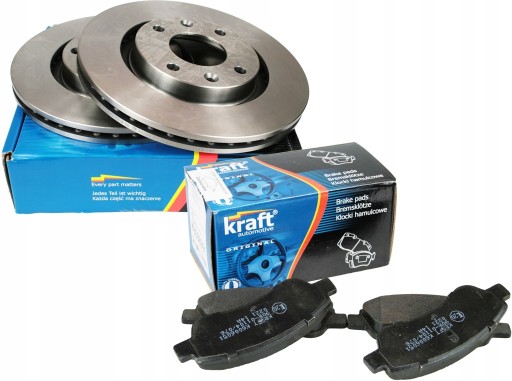 6045990 - ДИСКИ КОЛОДКИ ПЕРЕДНІ PEUGEOT 206 207 307 PARTNER