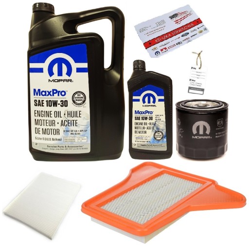 MOPAR 10W30 + ФІЛЬТРИ CHRYSLER PACIFICA 4.0 07-08