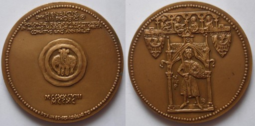 Henryk IV Probus 1288 – 1290, medal PTAiN, seria królewska