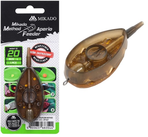 Годівниця Mikado Method Feeder Aperio, розмір L 40 г