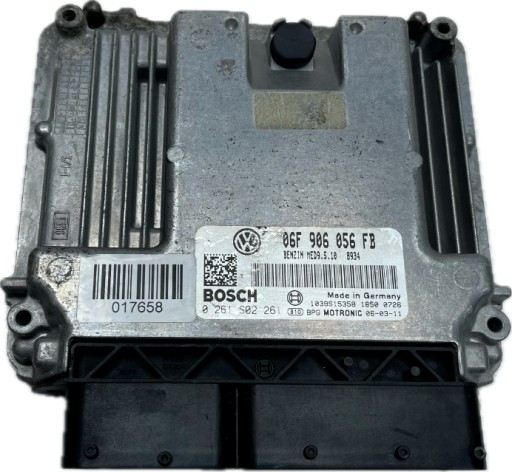 VW PASSAT B6 2.0 control unit computer ECU 06F906056FB 0261S02261