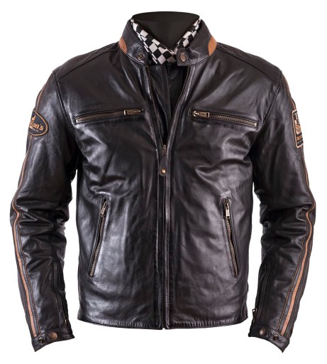 Мотоциклетна куртка HELSTONS ACE RAG КОРИЧНЕВА XL