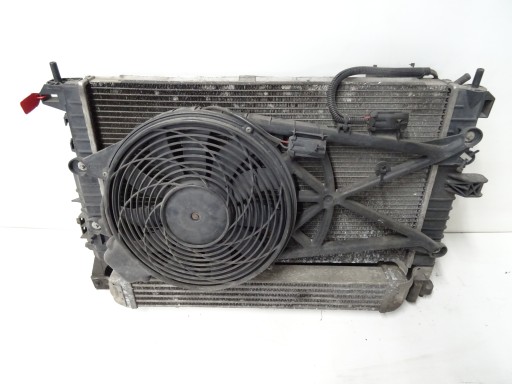 13128355 52406664 - OPEL MERIVA A 1.7 CDTI КОМПЛЕКТ ВЕНТИЛЯТОРІВ РАДІАТОРІВ