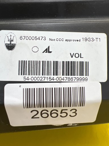 light right Maserati Ghibli Bi-Xenon USA 19G3-T1