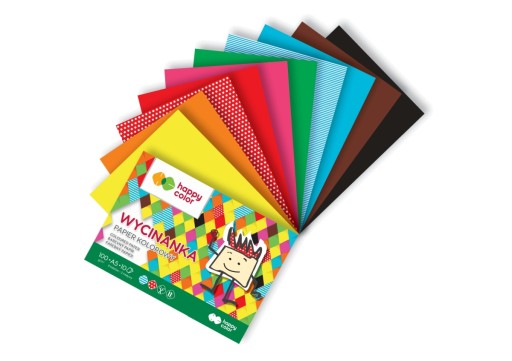 А5 Happy Color вирізка, 10 аркушів, 100 г/м²