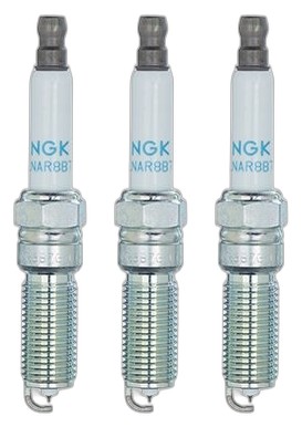 3× свічки запалювання ngk 91970 ilnar8b7g vauxhall opel 1 шт.