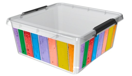 Коробка для іграшок ORPLAST 39 х 16 см безбарвна