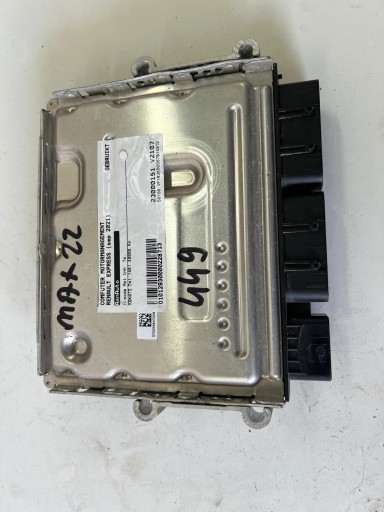 RENAULT EXPRESS 1.5 K9K872 0281036484 237104328S 1039T40987 ECU Computer OR