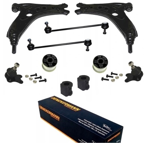 ALL4890A - Пальцы поперечных рычагов втулки разъемы vw fox polo 9n 2002 - передний комплект