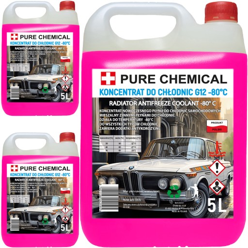 Концентрат охлаждающей жидкости G12 / G12+ -80°C 15L