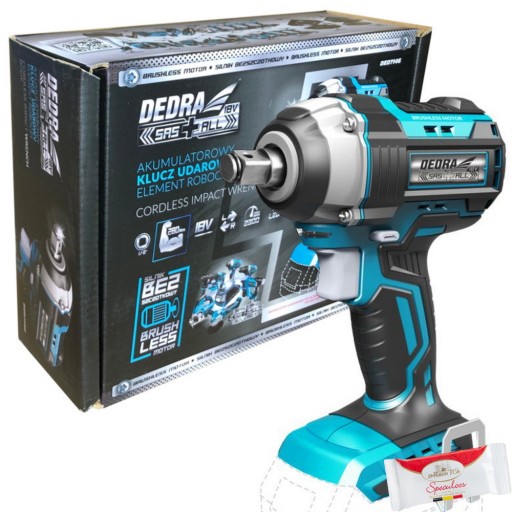 Ударний гайковерт 18V Батарея 280Nm DEDRA SAS+ DED7146