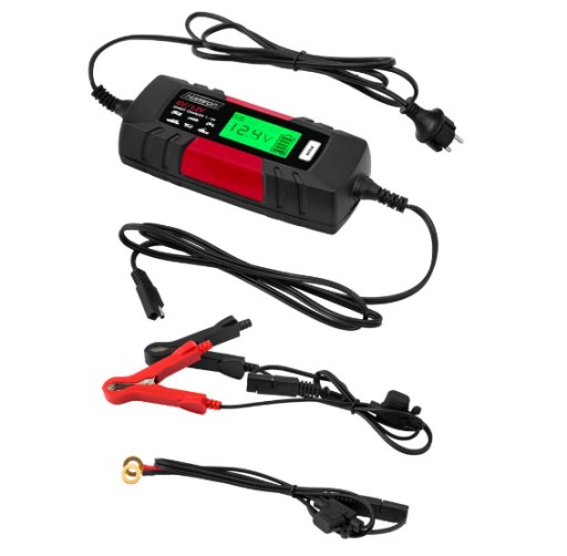 ЗАРЯДНИЙ ПРИСТРІЙ ДЛЯ АКУМУЛЯТОРА 6 / 12V 4A ВИПРЯМЛЯЧ