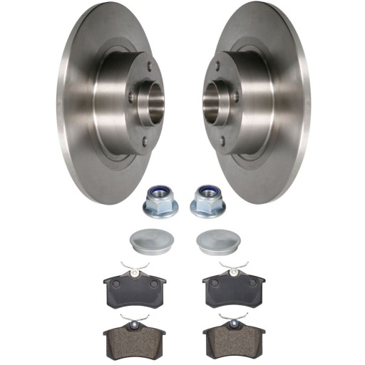 MEGANE II УНИВЕРСАЛ SCENIC ДИСКИ КОЛОДКИ ПОДШИПНИКИ СЗАДИ