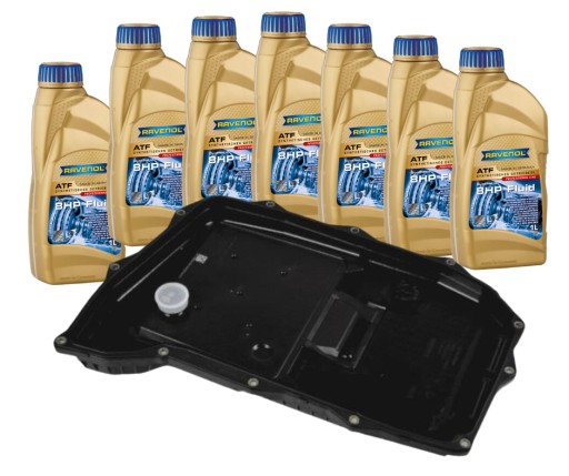 СИНТЕТИЧЕСКОЕ МАСЛО RAVENOL ATF 8HP Fluid 7L + MISCO FILTER 8HP65