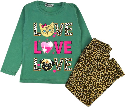 Atabay Дитячий набір 2 предмети 104 зелений