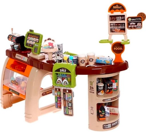 СУПЕРМАРКЕТ МАГАЗИН ВЕЛИКИЙ ПРИЛАВОК + 52 елемент