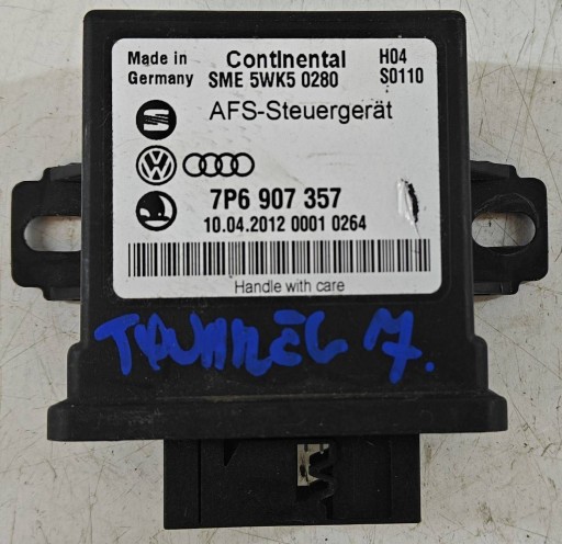 Volkswagen Touareg II 7p6 2 10- bedienteil modul lichte leuchten LCM