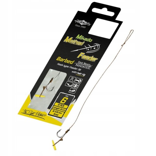 Гак ґрунтоутворювальний, з поводком, шип Mikado HMFB211P-4 8 шт.