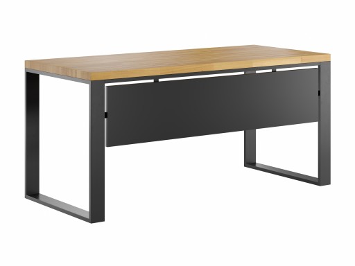 Письмовий стіл Deerhorn 75 см х 160 см х 70 см чорний