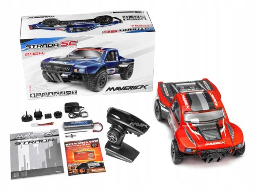 Модель MAVERICK Strada RED SC Short Course 80km/h
