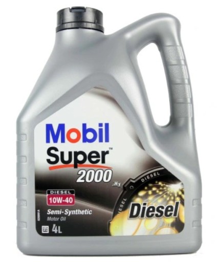 MOBIL SUPER 2000 10W40 4L ДИЗЕЛЬ + ПОДВЕСКА