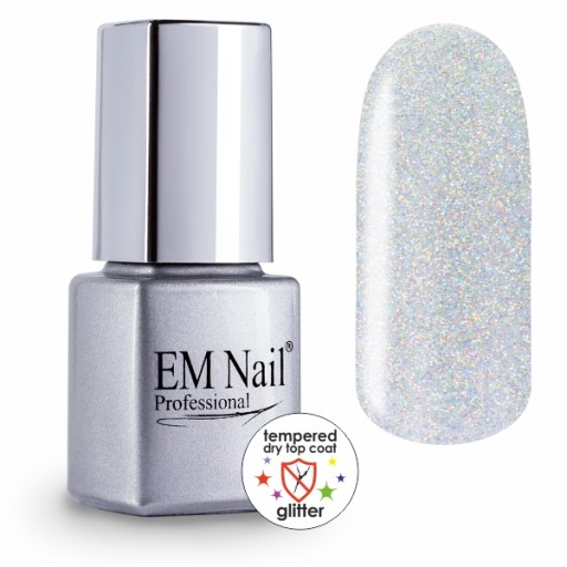 Tempered Dry Top tvrdený Glitter 6ml EM Nail