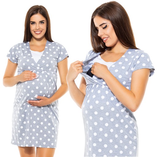 Сорочка для годування Anda 38 бавовна короткий рукав