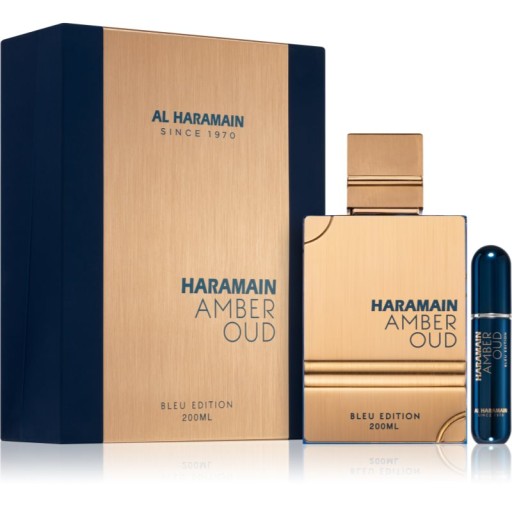 al haramain amber oud bleu edition woda perfumowana 200 ml   zestaw