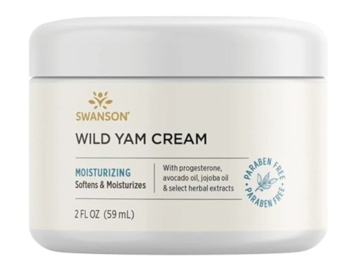 SWANSON Wild Yam Cream 59 ml Hydratačný krém s prírodným hydratačným PROGESTERÓNOM