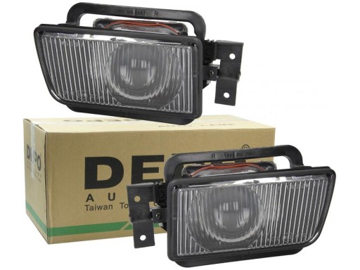 444-2002R-UQ - Галогенные противотуманные фары BMW 5 E34 87-96 компл.