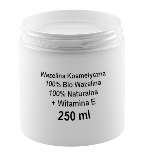 Kozmetická vazelína + Vitamín E 100% BIO Prírodná farmaceutická 250 ml