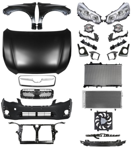3881 - Subaru XV 16- Капот, Бампер, Крыло, Ремень