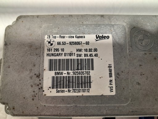 BMW X5 E70 X6 E71 module control unit KAMERY 9259357