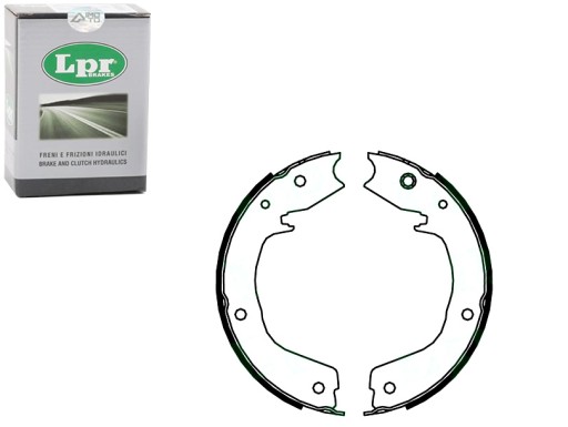 09850 - КОМПЛЕКТ ГАЛЬМІВНИХ КОЛОДОК ЗАДНІЙ MITSUBISHI PAJERO CLASSIC PAJERO II PAJERO