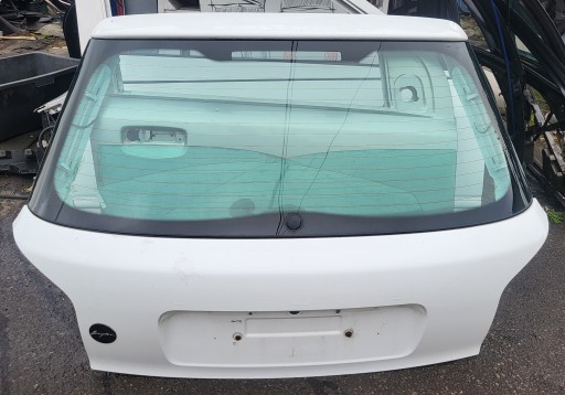 rear trunk door boot window AUDI A3 8L 3D OE BIALA