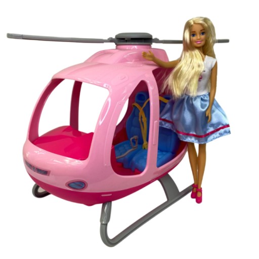 naaimachine Onrustig Expliciet LALKA BARBIE HELIKOPTER DUŻY ZESTAW NA PREZENT 12606992252 - Allegro.pl