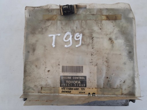 TOYOTA COROLLA 89661-02A60 ECU Computer Original
