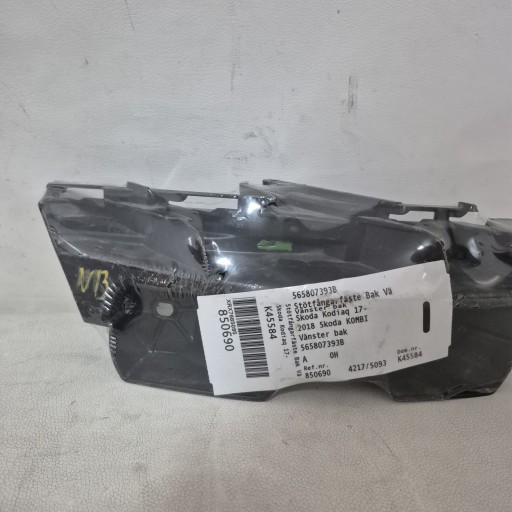 SKODA KODIAQ 17r. -> support holder of a bumper left rear part rear 565807393B