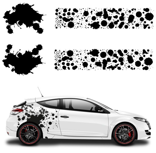 Наклейка для автомобиля Camo Camo Splash 44X500CM