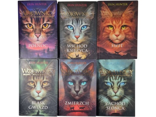 Zdjęcie egzemplarza: Wojownicy / Nowa Przepowiednia Tomy 1-6 / Erin Hunter komplet książki