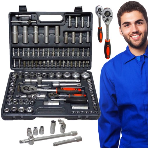 ТОРЦЕВЫЕ КЛЮЧИ 108 ЭЛЕМЕНТОВ УДОБНЫЙ ЧЕМОДАН IMBUS TORKS ИНСТРУМЕНТЫ ГОЛОВКИ