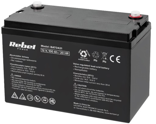 Усиленный аккумулятор +10% для ибп 12в 100ач - новейший