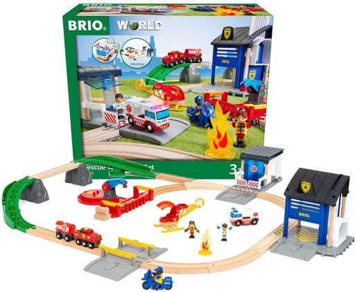 BRIO 36025 DELUXE ПОЖЕЖНИК І ПОЛІЦІЯ