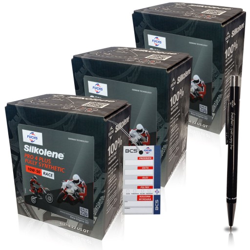 МОТОРНОЕ МАСЛО FUCHS SILKOLENE PRO 4 PLUS 10W50 RACE 12 ЛИТРОВ