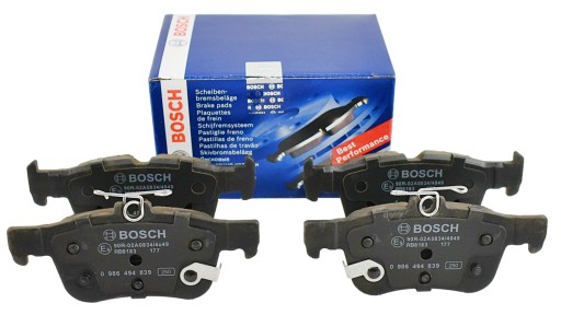 0 986 - BOSCH ГАЛЬМІВНІ КОЛОДКИ ЗАДНІ FORD MONDEO MK5 V